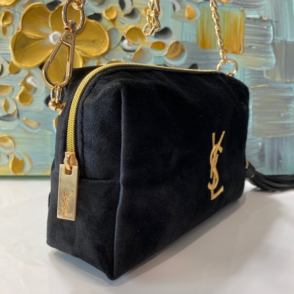 SOLD YSL Cosmetic Pouch to Crossbody Bag - Picture 4 of 8